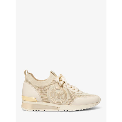 Michael Kors Jenkins Metallic Stretch Knit Trainer