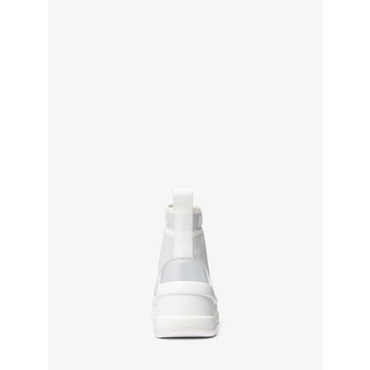 Michael Kors Olympia Metallic Stretch Knit Boot