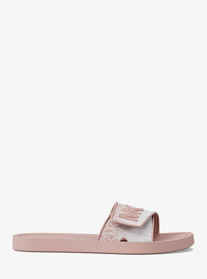 Michael Kors Palmer Ombr Signature Logo Slide Sandal