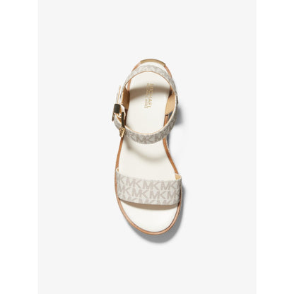 Michael Kors Richie Signature Logo Platform Espadrille Sandal