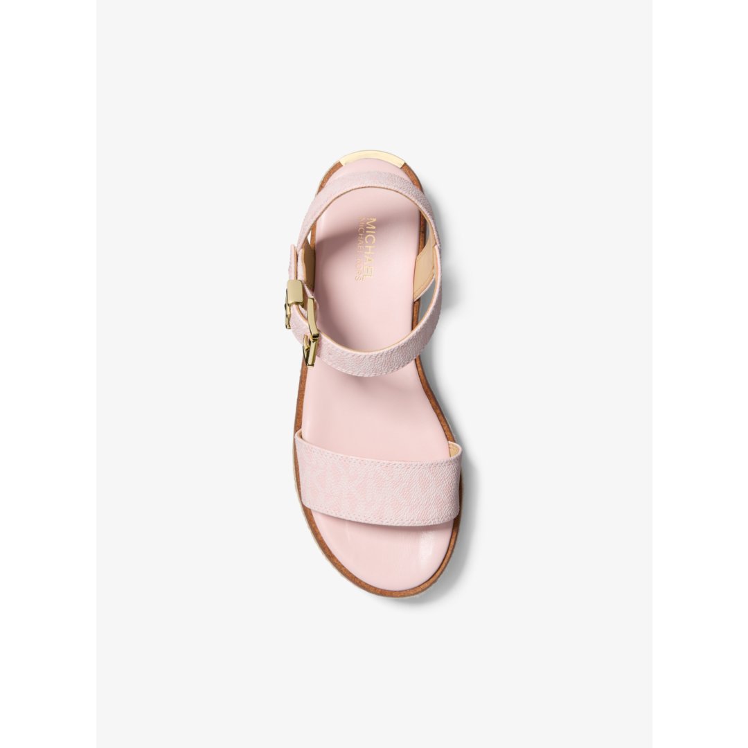 Michael Kors Richie Signature Logo Platform Espadrille Sandal