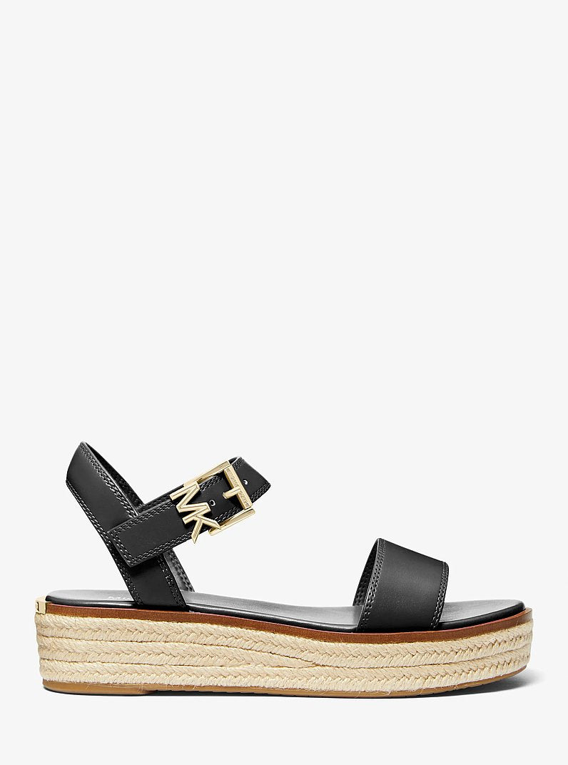 Michael Kors Richie Platform Espadrille Sandal BLACK