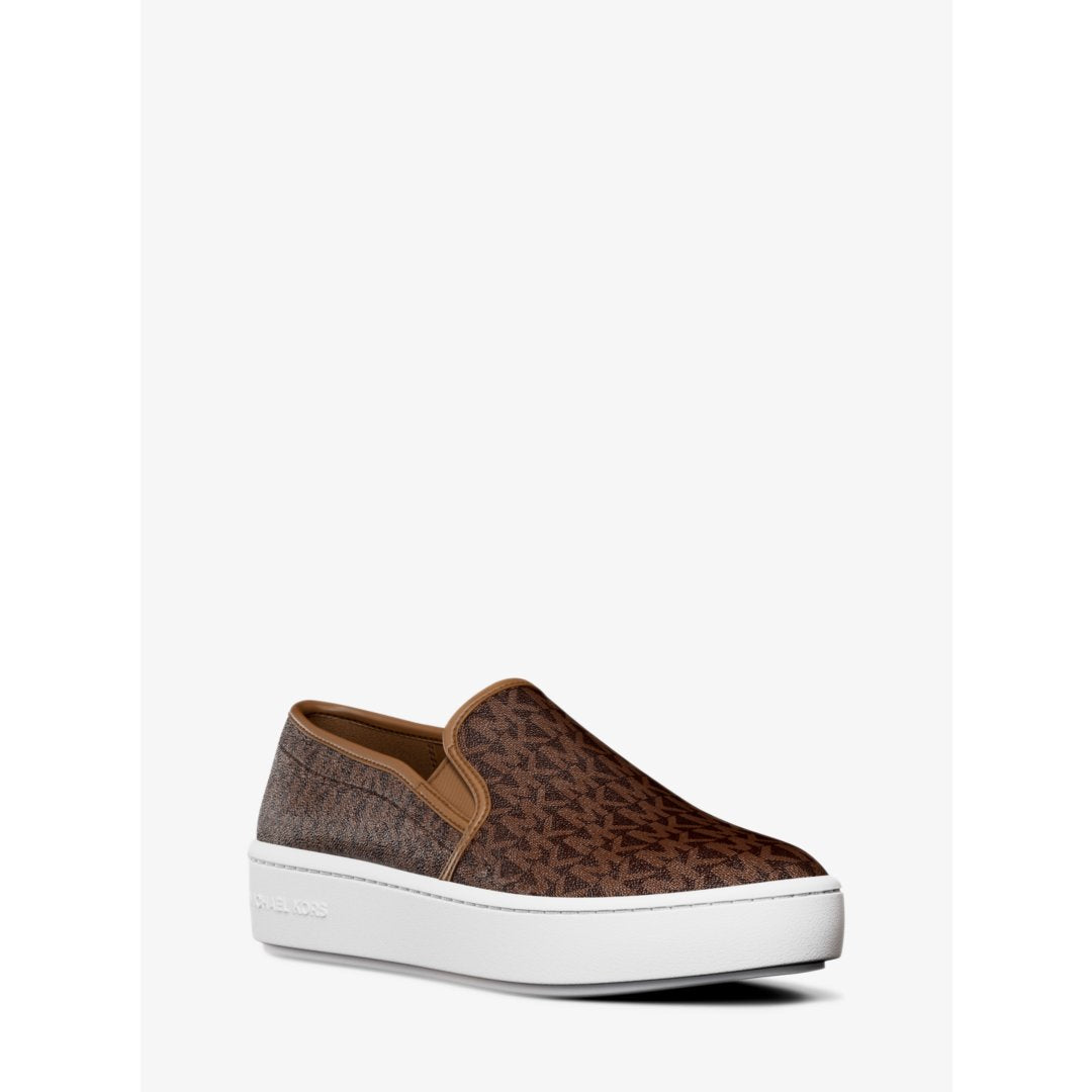 Michael Kors Teddi Signature Logo Slip-On Sneaker