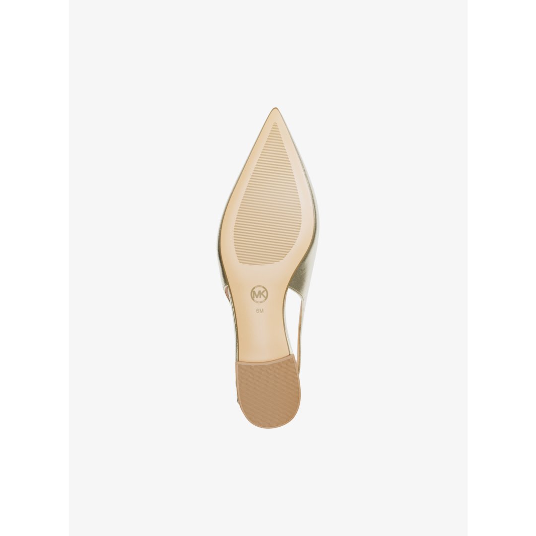 Michael Kors Amali Metallic Slingback Flat
