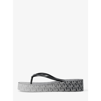 Michael Kors Bedford Ombr Signature Logo Flip Flops