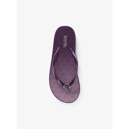 Michael Kors Bedford Ombr Signature Logo Flip Flops