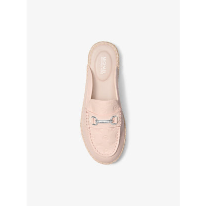 Michael Kors Carson Logo Debossed Espadrille Mule