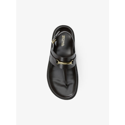 Michael Kors Carson Leather T-Strap Sandal