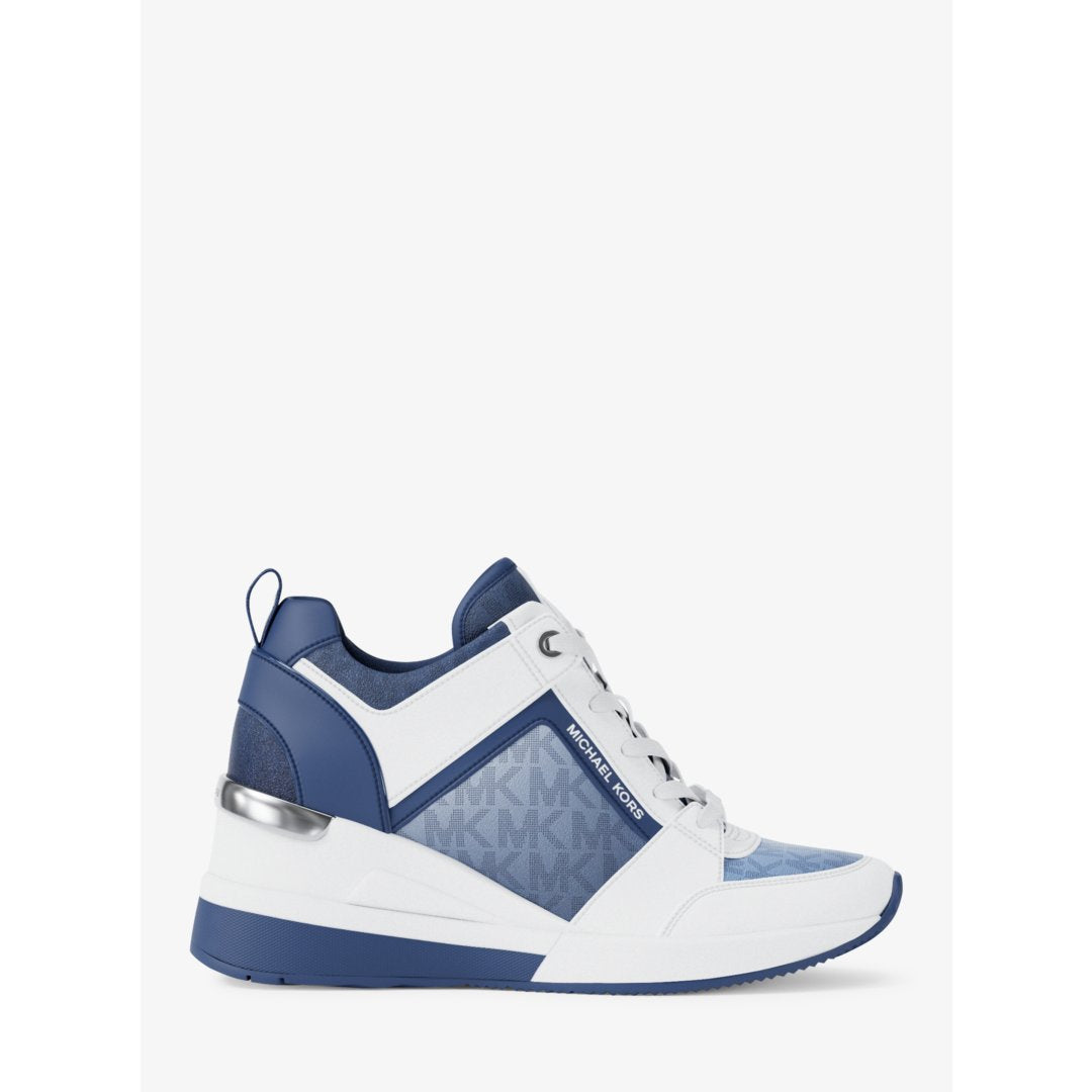 Michael Kors Georgie Ombr Signature Logo Trainer