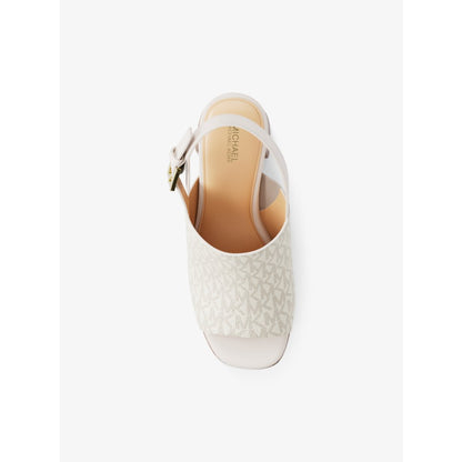 Michael Kors Kehlani Signature Logo Platform Sandal
