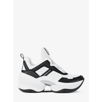 Michael Kors Olympia Logo Debossed  Trainer