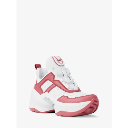 Michael Kors Olympia Logo Debossed  Trainer