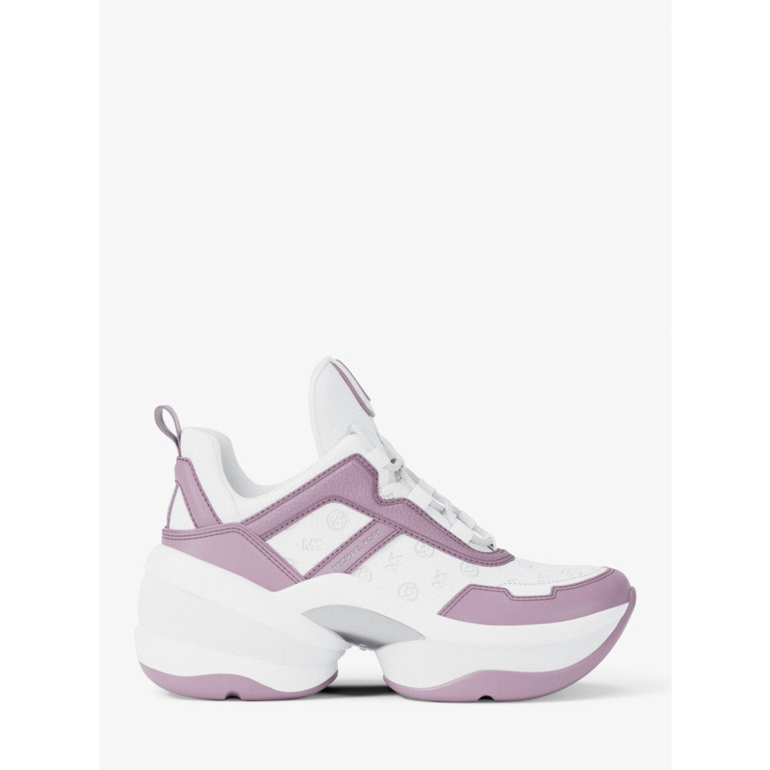 Michael Kors Olympia Logo Debossed  Trainer