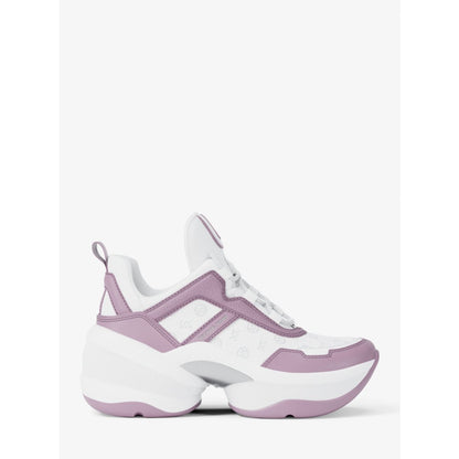 Michael Kors Olympia Logo Debossed  Trainer