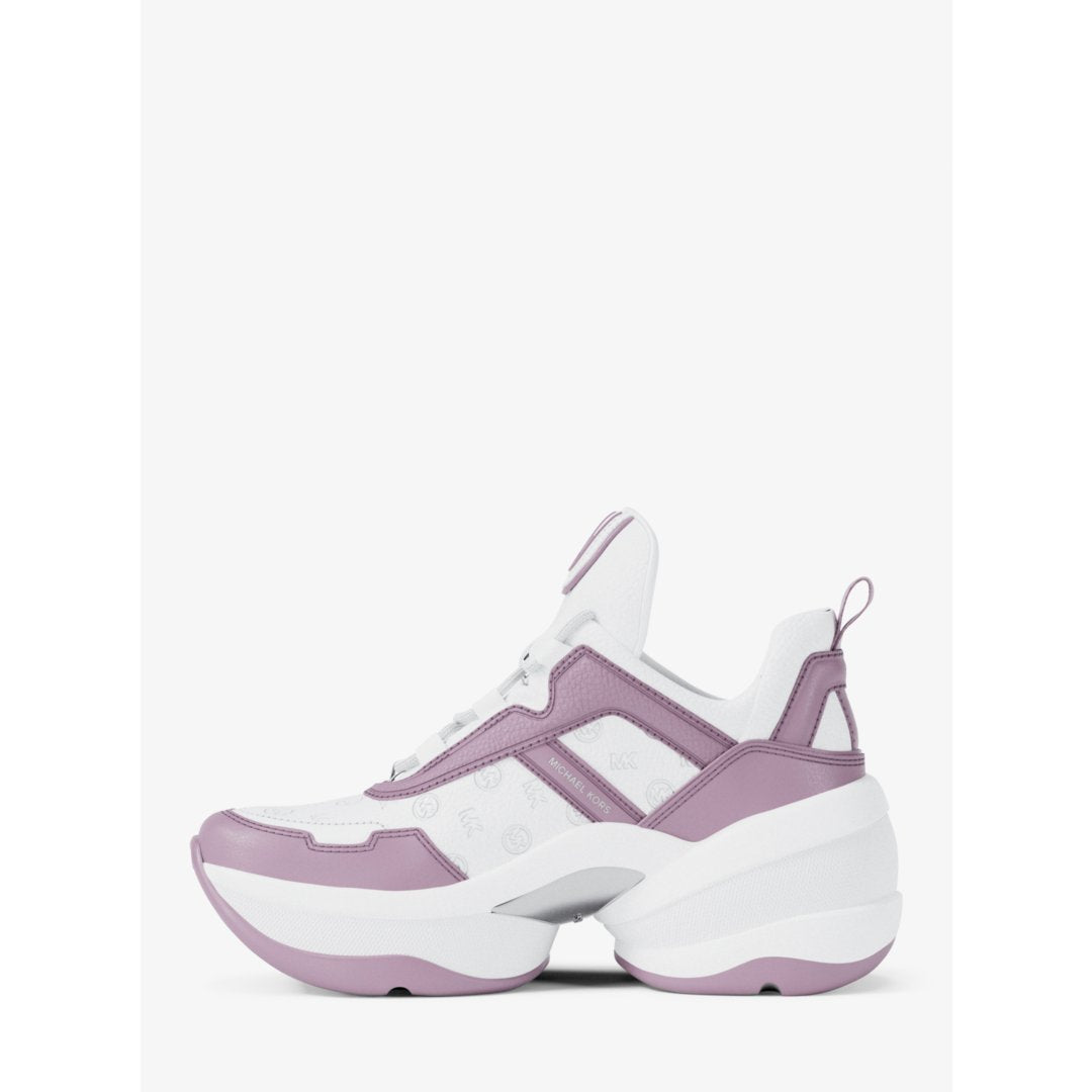 Michael Kors Olympia Logo Debossed  Trainer