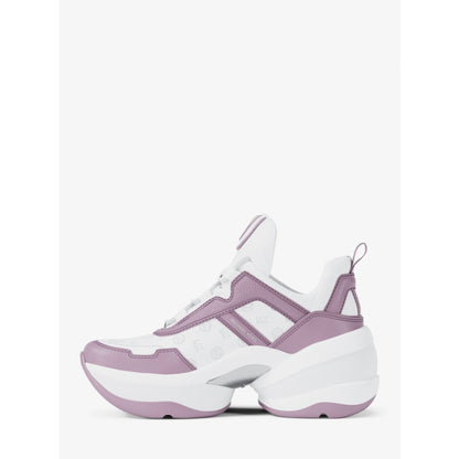 Michael Kors Olympia Logo Debossed  Trainer