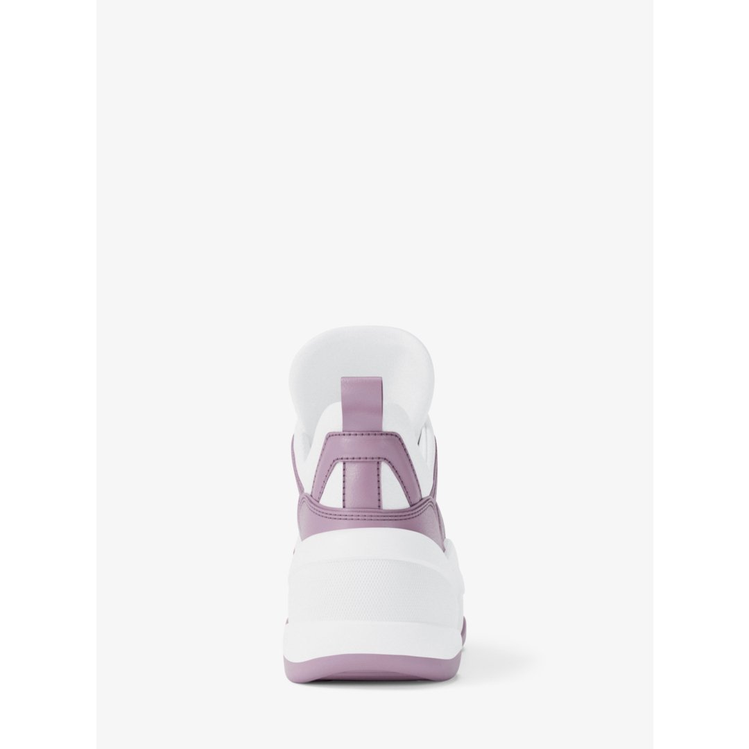 Michael Kors Olympia Logo Debossed  Trainer