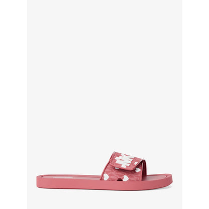 Michael Kors Palmer Printed Signature Logo Slide Sandal