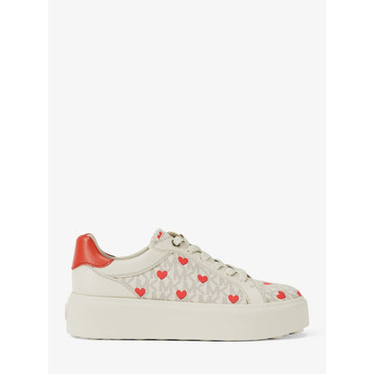 Michael Kors Romey Printed Signature Logo Platform Sneaker