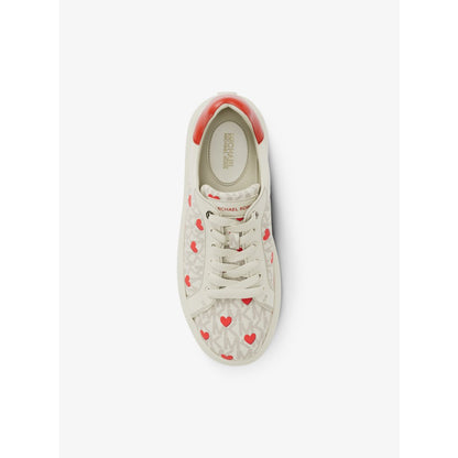 Michael Kors Romey Printed Signature Logo Platform Sneaker