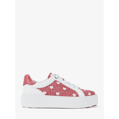 Michael Kors Romey Printed Signature Logo Platform Sneaker