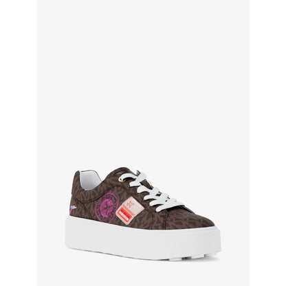 Michael Kors Romey Embellished Signature Logo Platform Sneaker