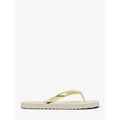 Michael Kors Signature Logo Flip Flops
