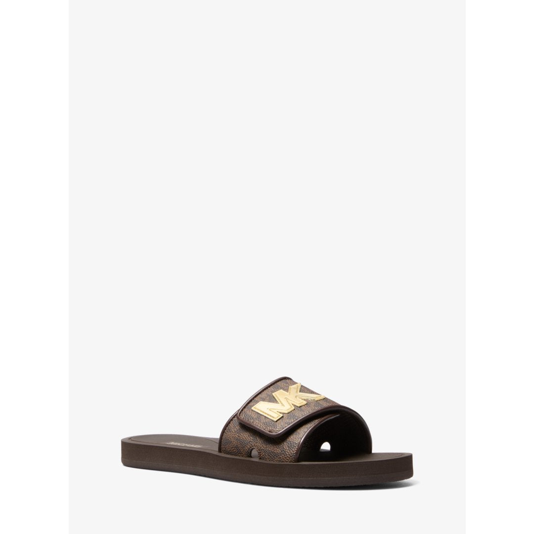 Michael Kors Palmer Signature Logo Slide Sandal