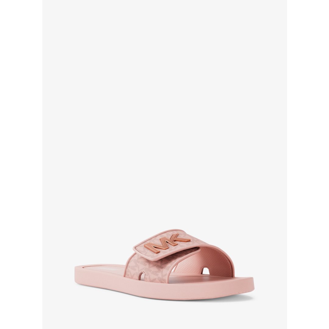 Michael Kors Palmer Signature Logo Slide Sandal