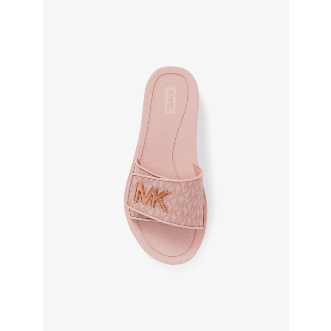 Michael Kors Palmer Signature Logo Slide Sandal