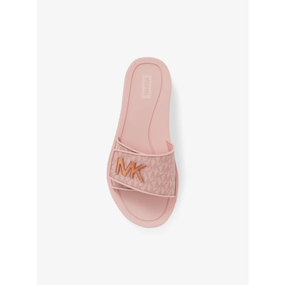 Michael Kors Palmer Signature Logo Slide Sandal
