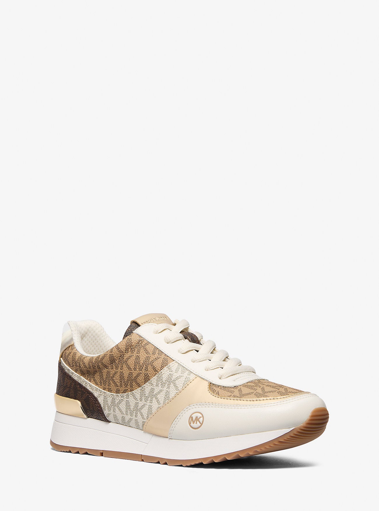 Andi Color-Block Signature Logo Trainer Cream Multi Cream Multi