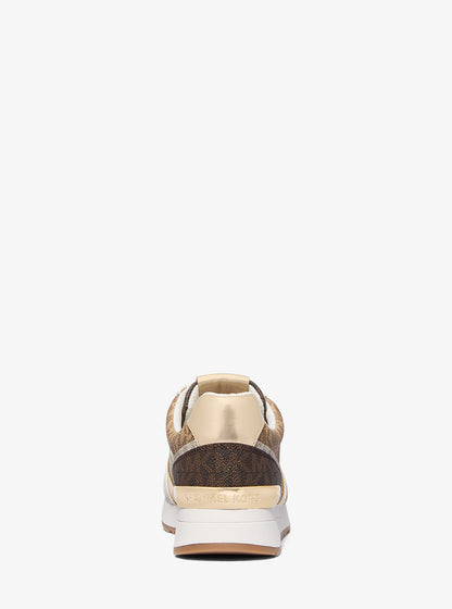 Andi Color-Block Signature Logo Trainer Cream Multi Cream Multi