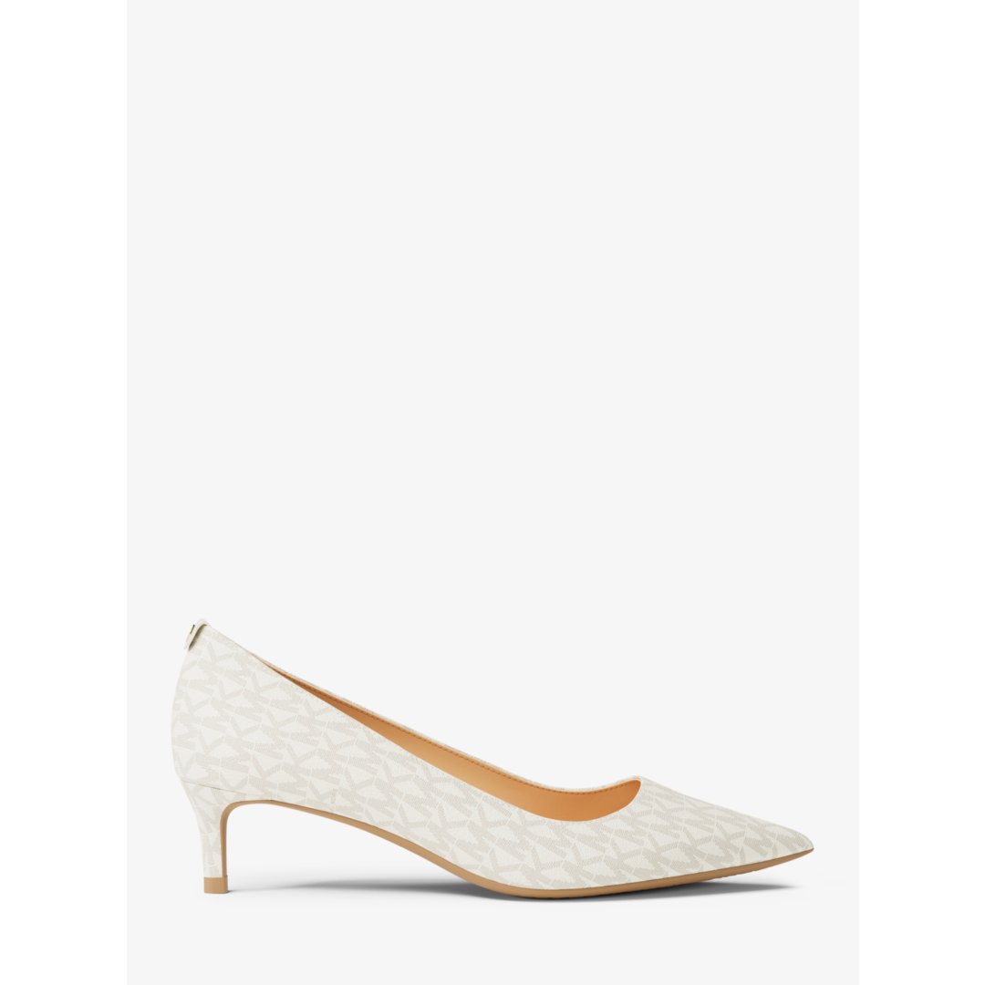 Michael Kors Alina Flex Signature Logo Kitten Heel Pump