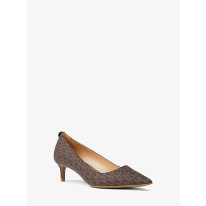 Michael Kors Alina Flex Signature Logo Kitten Heel Pump