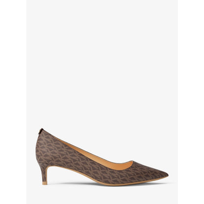 Michael Kors Alina Flex Signature Logo Kitten Heel Pump