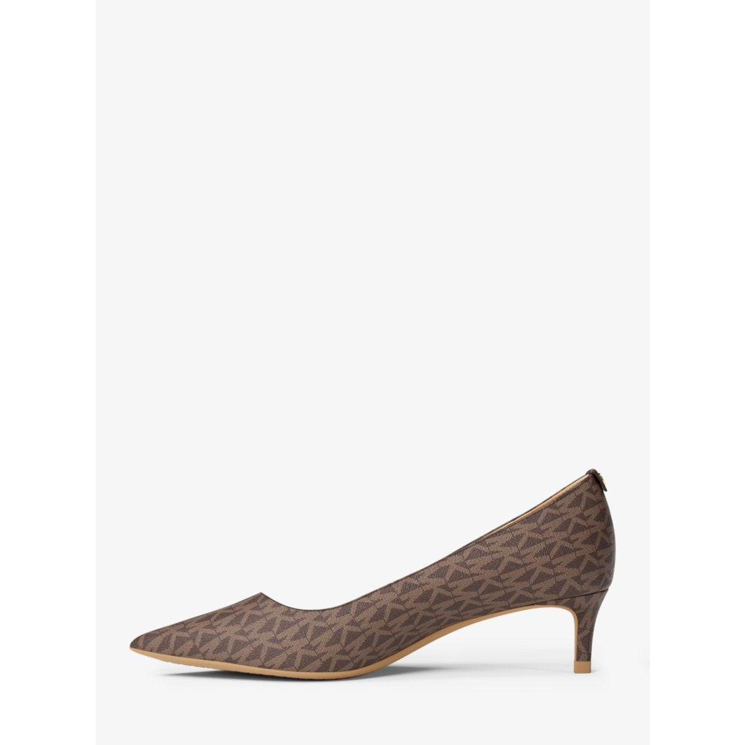 Michael Kors Alina Flex Signature Logo Kitten Heel Pump