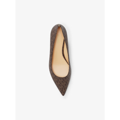 Michael Kors Alina Flex Signature Logo Kitten Heel Pump