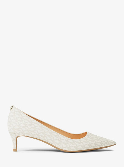 Michael Kors Alina Flex Signature Logo Kitten Heel Pump