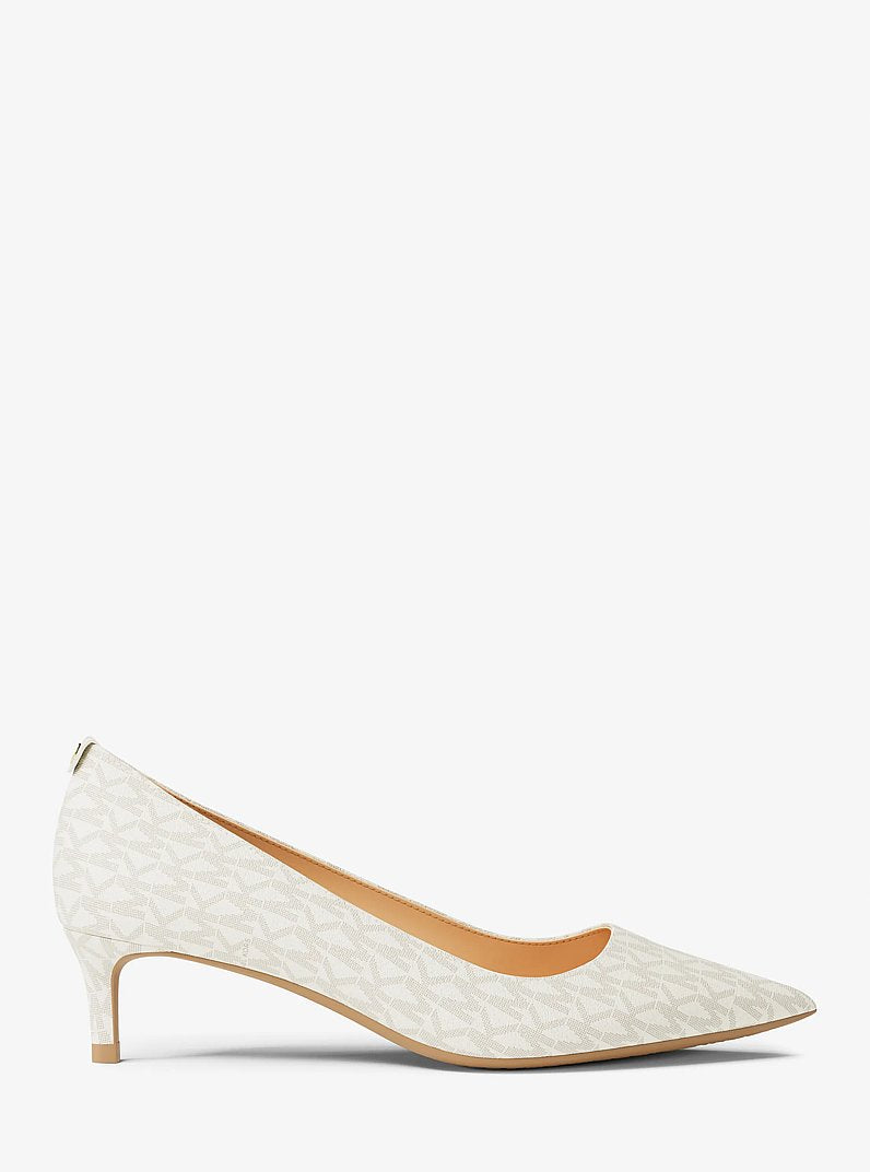 Michael Kors Alina Flex Signature Logo Kitten Heel Pump
