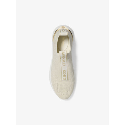 Michael Kors Bodie Metallic Knit Slip-On Sneaker