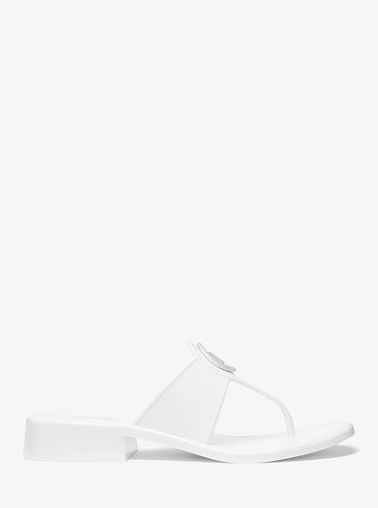 Michael Kors Hannah Jelly T-Strap Sandal OPTIC WHITE