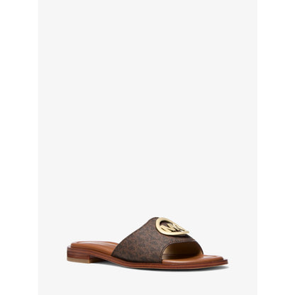 Michael Kors Hannah Signature Logo Slide Sandal