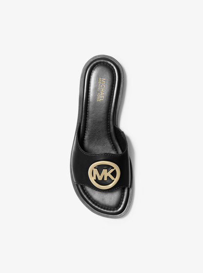 Hannah Slide Sandal Black Black