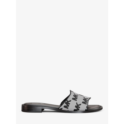 Michael Kors Hannah Logo Jacquard Slide Sandal
