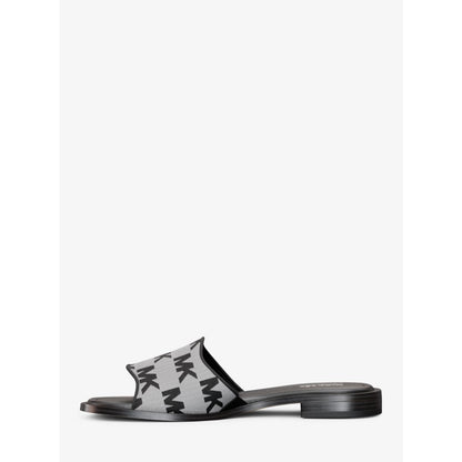 Michael Kors Hannah Logo Jacquard Slide Sandal