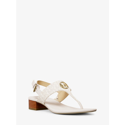 Michael Kors Hannah Signature Logo T-Strap Sandal