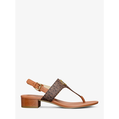 Michael Kors Hannah Signature Logo T-Strap Sandal