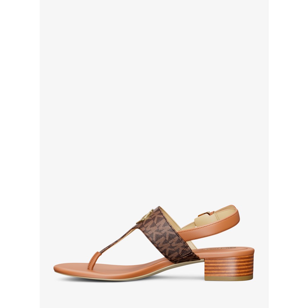 Michael Kors Hannah Signature Logo T-Strap Sandal