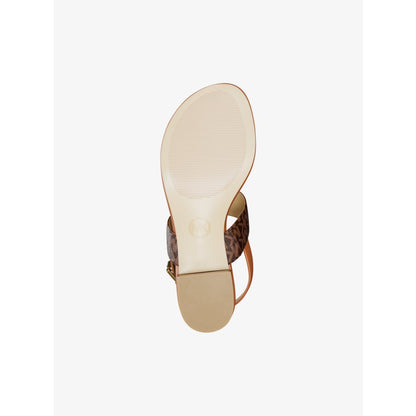 Michael Kors Hannah Signature Logo T-Strap Sandal